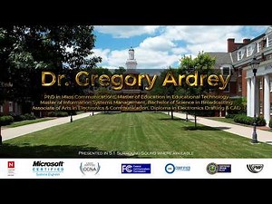 Dr. Gregory Ardrey, PhD Portfolio Video (Final Version)