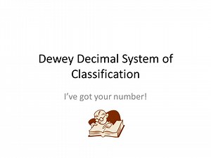 Dewey Decimal System of Classification
