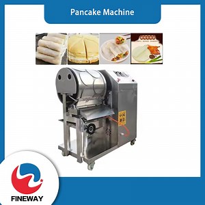 [Hot Item] Automatic Spring Roll Skin Machine Injera Maker Lumpia Wrapper Making Machine Samosa Sheet Forming Machine