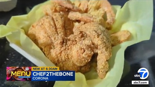 Chef2TheBone owners say their food is made with love - love for the community of Corona, which has helped them go from delivering meals out of their car, to a thriving brick and mortar restaurant. "Our community is giving back to us so it really does feel good." See the full story here: https://abc7.com/post/chef2thebone-fish-fry-and-more-owners-thank-corona-for-helping-go-from-small-meal-delivery-service-to-thriving-restaurant/15527544/ | ABC7 Morning Show