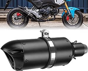 KEMIMOTO Motorcycle Accessories Upgrade Alumium Compatible with Grom ATV Dirt Bike Street Bike Scooter, Black