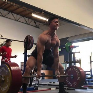 Andrew Ha, 74 kg (163 lbs) lifter, making easy work of 305kg/671lbs! - Podcast up, link in bio! Powerlifting content daily! #KOTL #kingofthelifts - Reposted from @liftdrew (@get_regrann) - 305kg/671lbs for 3 singles, first 2 were strapless w/ hold at the top 🥰 been stressing so much over my shitty ass grip but today was reassuring. Almost lost it on the 2nd set bc i was starting to fall forward buut i was able to catch it, lock it out and hold it. Gotta stop throwing the weight down though :/ t