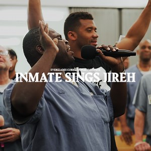 During worship inside of a maximum security prison, Russell Wilson brought this incarcerated brother up to sing… As the band began to sing Jireh, he began to sing…The whole room of 300 inmates were in shock when they heard his voice. You could feel the environment of the room change. The presence of God filled this prison chapel as these incarcerated men Praised, Worshipped, and cheered. We will never be the same after this moment. God is working behind prison walls. Jesus still has a purpose an