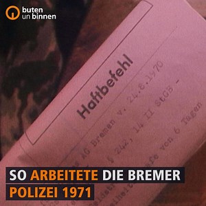 14K views · 43 reactions | 1971 gab es bei der Bremer Polizei die ersten Computer ️ – doch Kommissar Zufall bleibt bis heute wichtig.  | buten un binnen | Facebook
