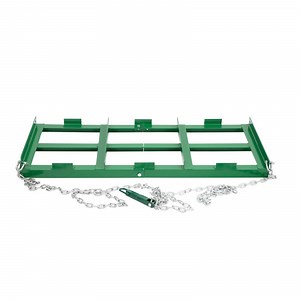[Hot Item] 72 Inch Steel Flatbed Rake with Heavy-Duty Build for Tractor Leveling