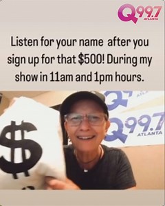 9.1K views · 14 reactions | If we call your name and you aren't listening, you can't win the money!  The Bert Show & Q99.7 are giving you a helping hand this holiday with $500 cash! Sign up now and listen weekdays for your name in the 7a, 11a, 1p, 3p & 5p hours! Register here ➡️ bit.ly/bertshelpinghand | Q99.7 | Facebook