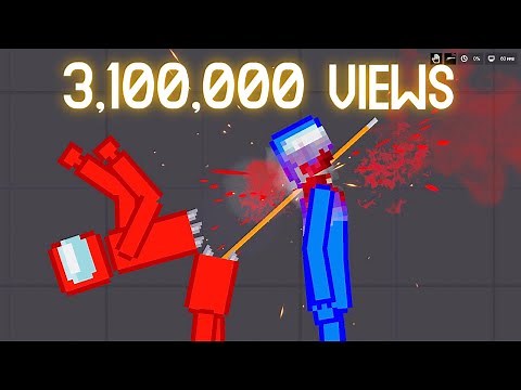 The Crew fights back against an Impostor (Among Us Mod) in People Playground 1.10