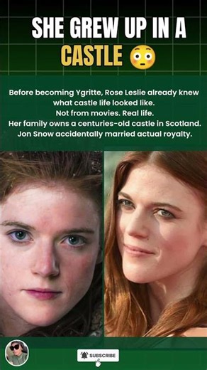 Rose Leslie’s Shocking Real-Life Secret 👑 #shorts#GameofThrones #RoseLeslie #Insane