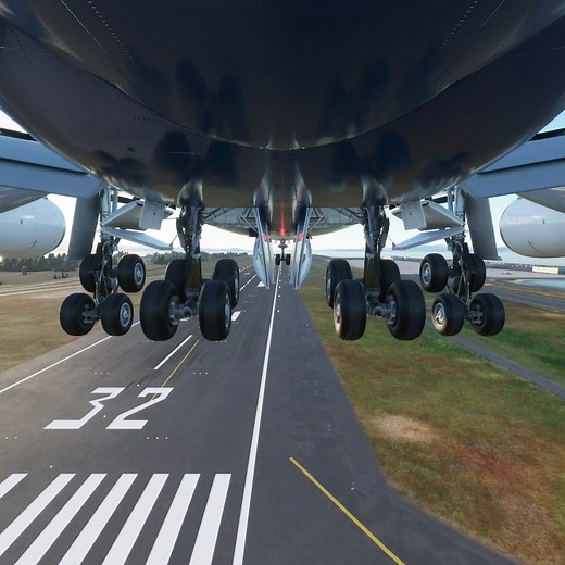 Wheel display of Plane landing #plane #landing #airport #aeroplane #wheel #viralvideo #best | Beast Gaming