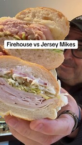 9K views | Firehouse subs vs Jersey Mike’s subs. Jersey Mike’s has the superior bread. Period. I really like the rosemary parmesan bread. Firehouse bread needs toasting. The wife does not want cold wet meat. #sub #sandwich #showdown @jerseymikescanada vs @firehousesubsca | Dicks World | Facebook