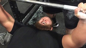 NXT recruit Niko Bogojevic bench presses 225 pounds for 45 reps