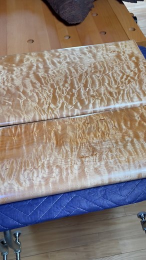 5.5K views · 17 reactions | Some more bubbly, quilted figured maple for your viewing pleasure! Highlighted and protected with Odysseus Cornwall’s Outstanding Oils & Waxes. ✨✨✨ Ultimate durability No sanding restrictions Clear curing and non yellowing Easy to apply Food safe Buff on, buff off! Learn more  www.odiesoil.com #odiesoil #quiltedmaple #highend #woodworking #woodlovers #satisfying | Odie's Oil | Facebook
