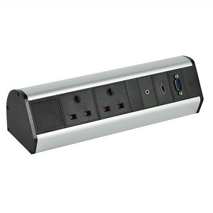 [Hot Item] Modular Design Desktop Socket for Media Interface UK/EU Type
