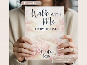 Walk With Me 2026 LDS Youth Theme Scripture Journal Notebook for Church Notes Seminary Study Missionary Gift With Free Faith Prompts - Etsy