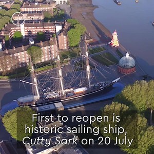 1.5K views · 284 reactions | We are very excited to announce that Cutty Sark will reopen from 20 July! For a limited time, get a FREE child ticket with every adult. | Royal Museums Greenwich | Facebook