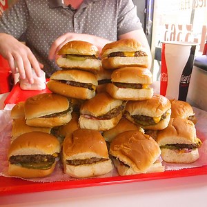 How many sliders can you eat in 30 minutes? 🍔 | Insider Presents