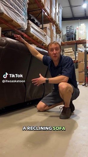 Here’s how to remove the back on your recliner! This helpful tutorial will make moving day so much smoother. #recliner #movingday #sofa