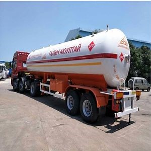 [Hot Item] 40000liters Propane LPG Gas Transport Tank Trailers 20tons ASME Standard