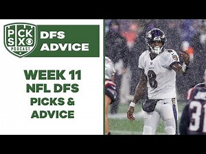 Week 11 NFL DFS Picks, Strategy & Lineup Advice I Fantasy Football I Pick Six Podcast