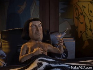 Shrek: Lord Farquaad Bed Scene on Make a GIF