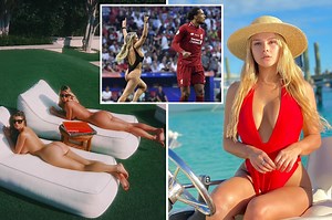 Champions League streaker Kinsey Wolanski poses naked while stranded in Bahamas on luxury holiday due to coronavirus