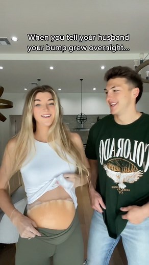 Just playing around #baby #pregnancy #babyontheway #reels #jokes #reaction | Jatie Vlogs