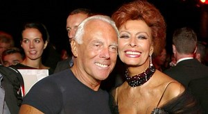 Giorgio Armani e Sophia Loren, un "amore" senza tempo
