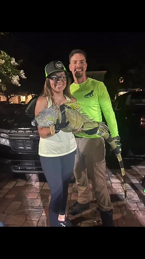 When you bring her home that tree bacon. #florida #iguana #hunting | Invasive Disruptors LLC