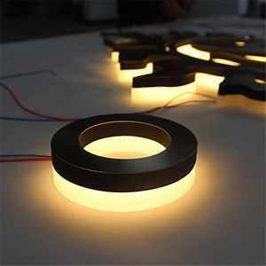 [Hot Item] Customizable Back Lit Halo Lit Signage for Outdoor Use