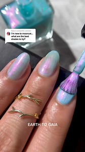 1K views · 421 reactions | not a nail painting pro? no problem. our nail lacquers create wearable works of art in just one swipe. | mooncat | Facebook