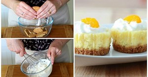 The creamiest orange KOOL-ADE no-bake cheesecake