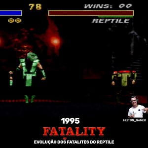 Reptile Fatality 🔥 #reelsvira #mortalkombat11 #mk1 #mk #nintendo #MK11 #MK1 #MK #retro | Helton_Gamer