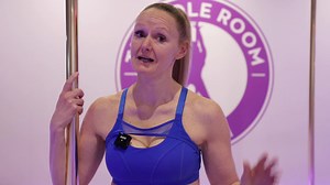 Jenelle switched from gym to pole and is loving life! ✨💜 | The Pole Room