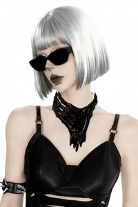 Hand Necklace: Cyberpunk Chaotic Goth Hand, Sci-fi Accessory, Halloween Necklace, Halloween Accessory, Gothic Necklace - Etsy