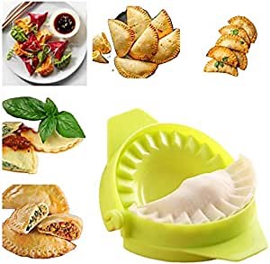 Amazon.com: Dough press - dumpling mold maker - dumpling maker - Dough Press Pastry Gyoza Maker Samosa Pie Ravioli Mold Tool - kitchen tools - dumpling Wrappers -Mold Kitchen Accessories - Empanada press (GREEN): Home & Kitchen