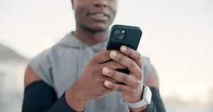 Fitness Outdoor Man Cellphone Hands Digital Stock Footage Video (100% Royalty-free) 3982469543 | Shutterstock