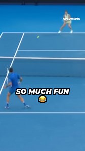 Who said tennis is always boring? 😂 | Positive