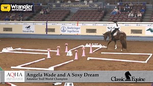 1.5K views · 46 reactions | Catch up on today's highlights in this Gold Globe Report! Host Courtenay DeHoff TV features new world records in junior and amateur trail, junior working hunter world champion and open jumping world champion. Classic Equine American Quarter Horse Association | Wrangler Western | Facebook
