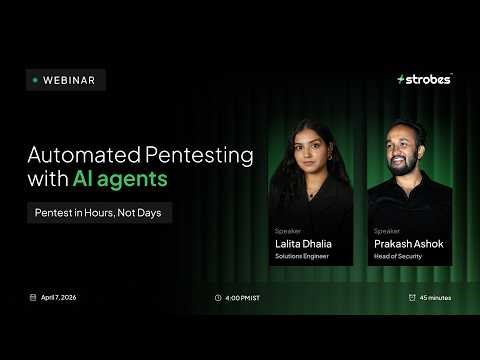 Webinar : Automated Pentesting with AI Agents