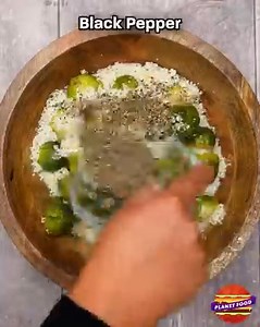 Parmesan Smashed Sprouts | Planet Food