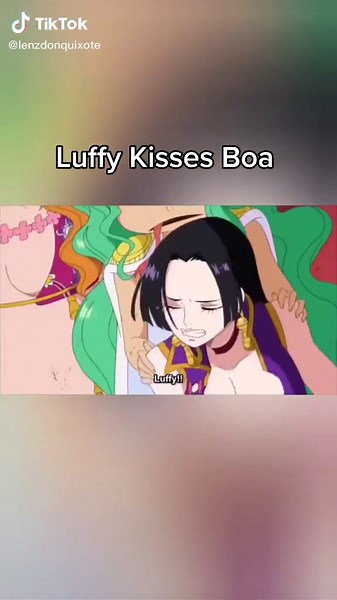 Luffy Kisses Boa Hancock: Romantic Moments in One Piece