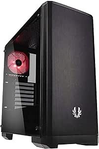 BitFenix Nova Mesh Tg Black Case BFC-NVM-300-KKGSK-RP EATX/ATX/Micro ATX/Mini ITX Tempered Glass/Aura Sync RGB Fan