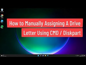 How to Manually Assigning A Drive Letter Using CMD / Diskpart