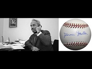 Marvin Miller Autograph Analysis - The Hall of Fame's Biggest Oversight?