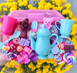 Mid Teddy Bear Tea Party,play Dough Kit,christmas Gift for Girls, Playdoh Kit, Playdough Sensory Kit,kids Gift Girl,christmas Gifts Toddlers - Etsy