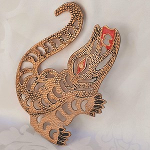 Vintage Brass Crocodile Trivet: Hot Pot & Frying Pan Stand - Etsy UK