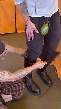 Putting on Renaissance Leather Boots: A Step-by-Step Tutorial! #historicalcuriosities #renfaire 👞