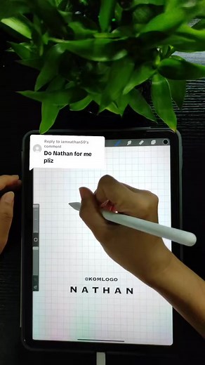 Logo for #Nathan . I Do Professional Name Logo Design For Your Personal/Business Brand . . Contact Me Via Direct Or Click Link On Bio . . . . #logo #design #graphic_design #branding #logo_designer #graphic_designer #logo_designes | Komlogo