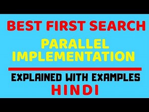 Parallel Formulation Of Best First Search ll Parallel Computing ll Easiest Explanation in Hindi