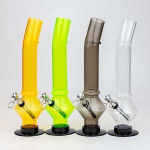 [Hot Item] 11" Bent Neck Acrylic Water Pipe Assorted Shisha Hookah Sweet Puff Pipe